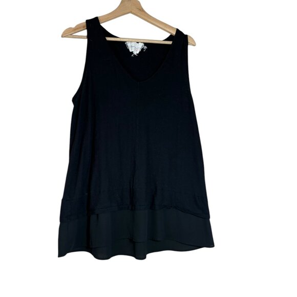 Two by Vince Camuto Tops - Two by Vince Camuto Layered Sleeveless Womens Blouse Size Large
